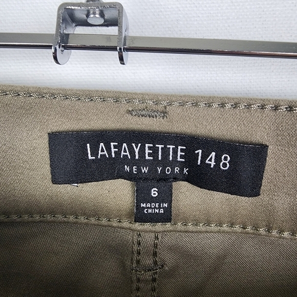 Lafayette 148 Straight Leg Tan Dress Pants SIZE 6 - Picture 5 of 6